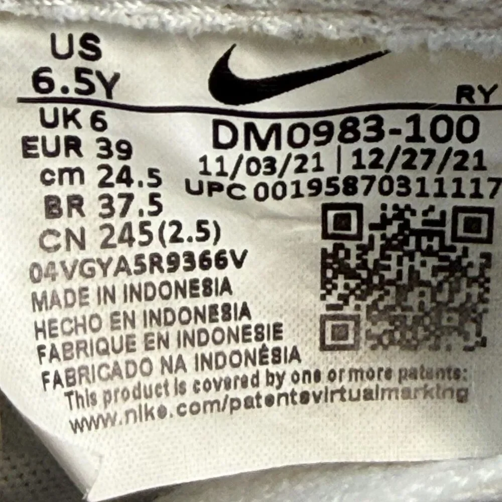 Nike Air Force 1 LV8 Shoes Boys Size 6.5 White Have A Nike Day DM0983-100